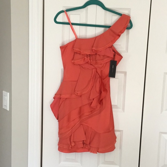 Short orange dress